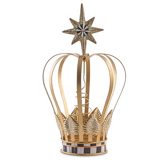 Glam Up Crown Tree Topper The Little House Shop