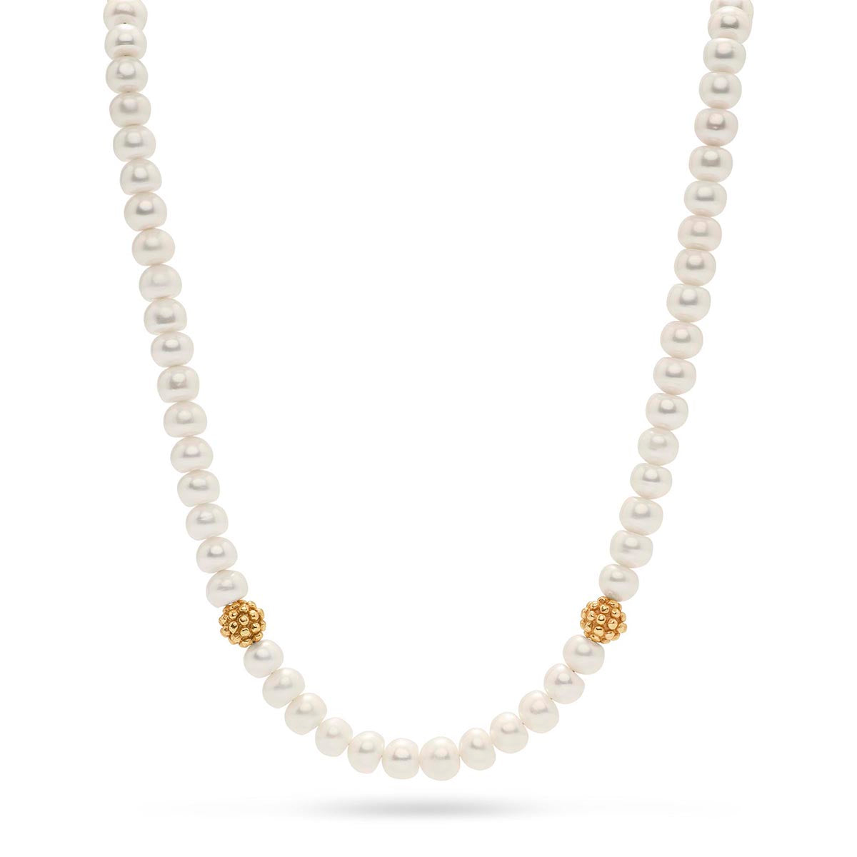 Berry Single Strand Necklace, 16+2" - Pearl