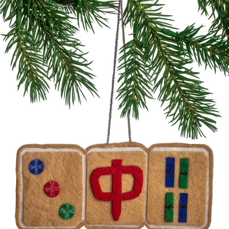 Felt Mahjong Ornament