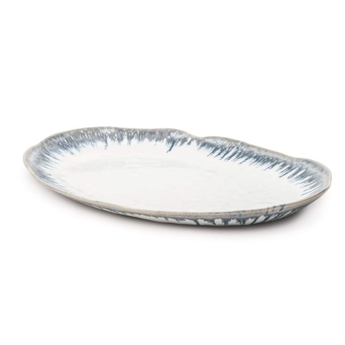 Simon Pearce Burlington Oval Platter, Pool - Large