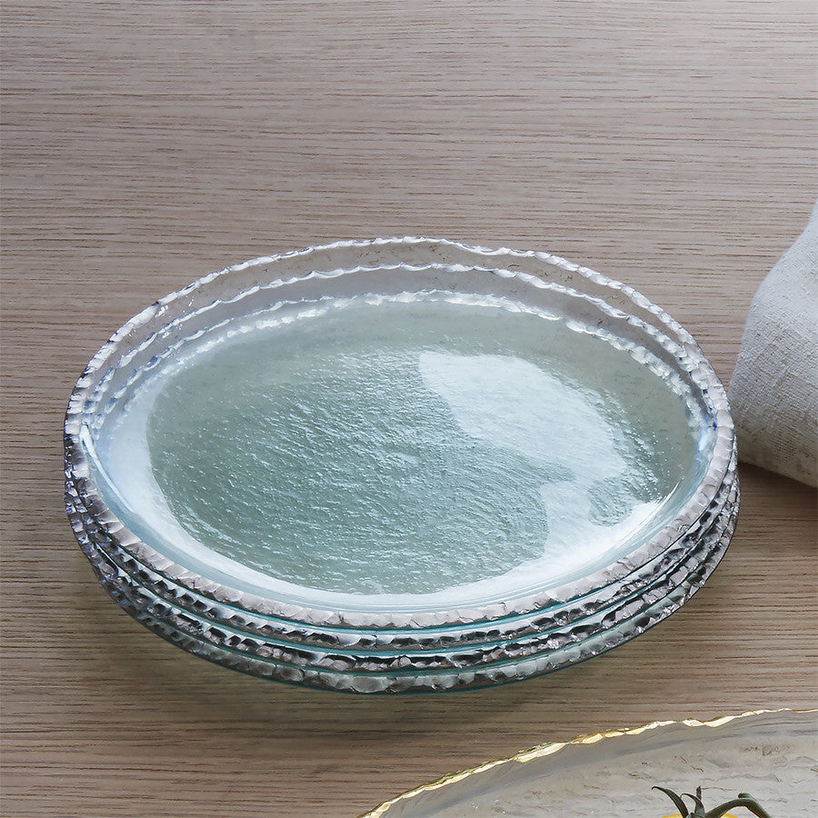 annieglass Edgey Platinum Dinnerware Collection