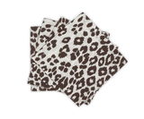 Matouk Iconic Leopard Napkins, Set of 4