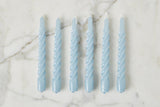 Twisted Taper Candles, Set of 6