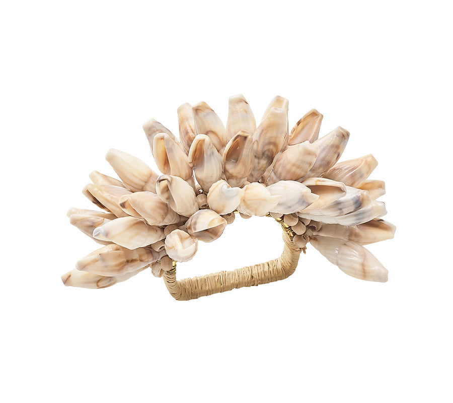 Kim Seybert Shell Fringe Napkin Ring