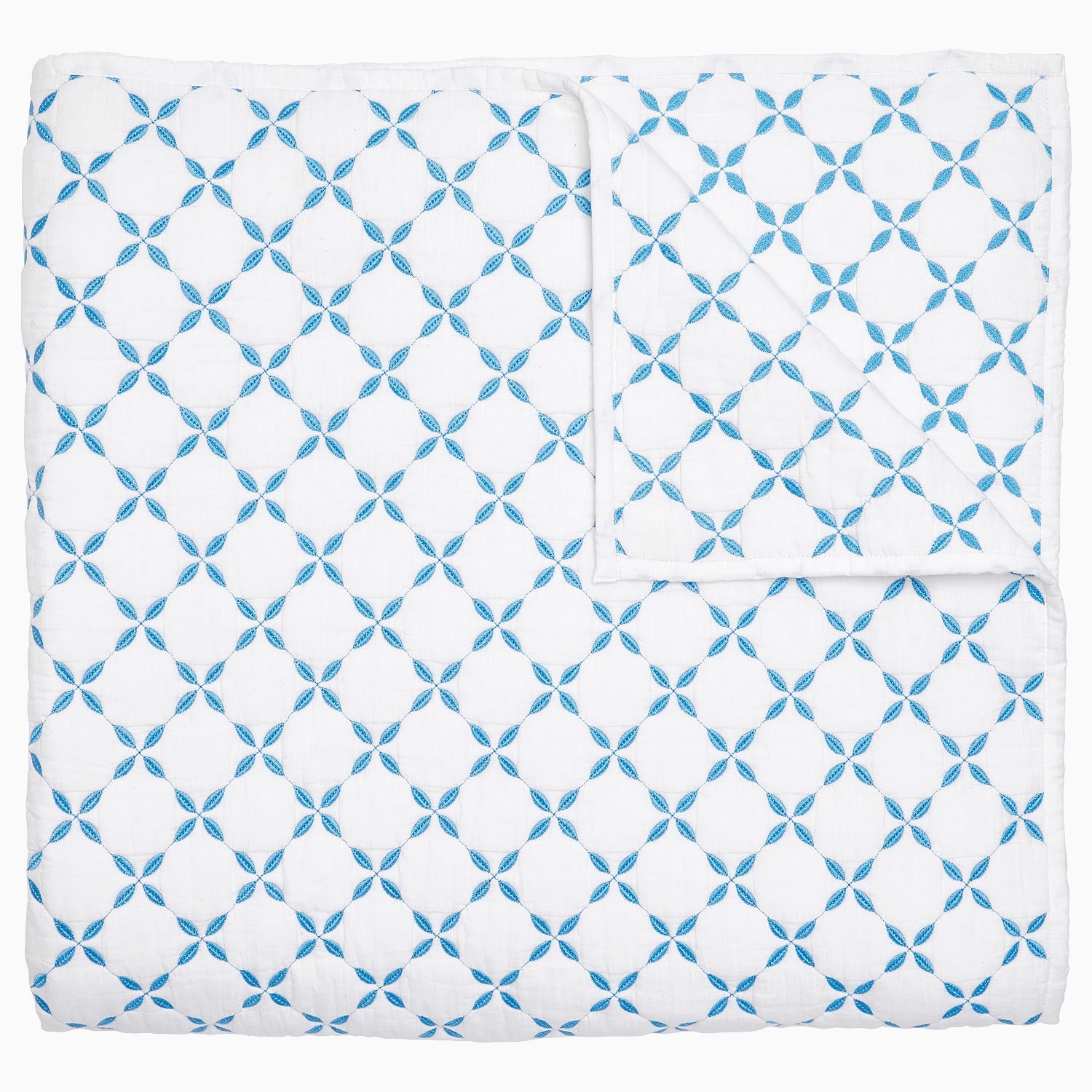 John Robshaw Layla Azure Coverlet Twin