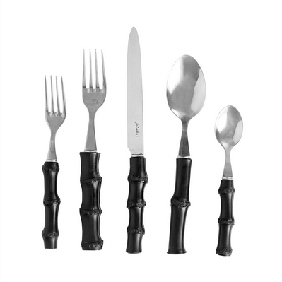 Juliska Black Bamboo 5 Piece Setting