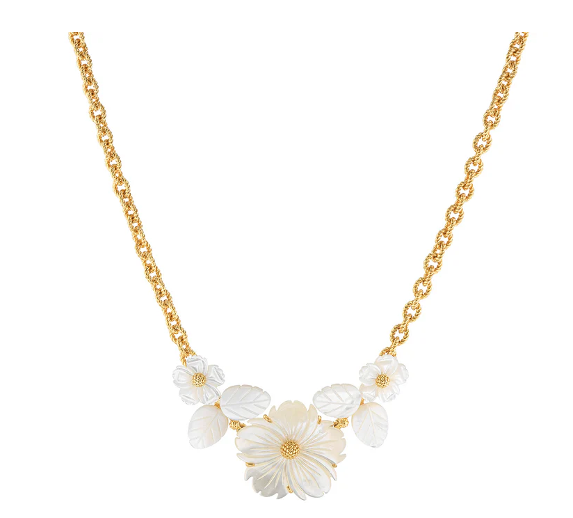 Capucine De Wulf Mermaid Garden Petite Station Necklace