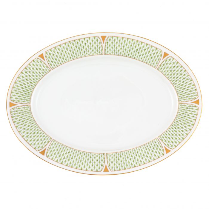 Herend Art Deco Green Dinnerware Collection