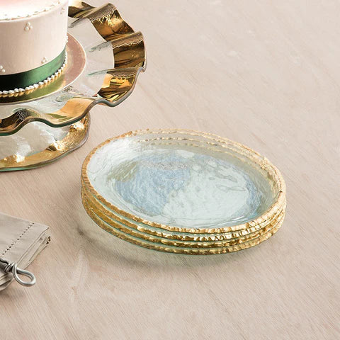 annieglass Edgey Gold Dinnerware Collection