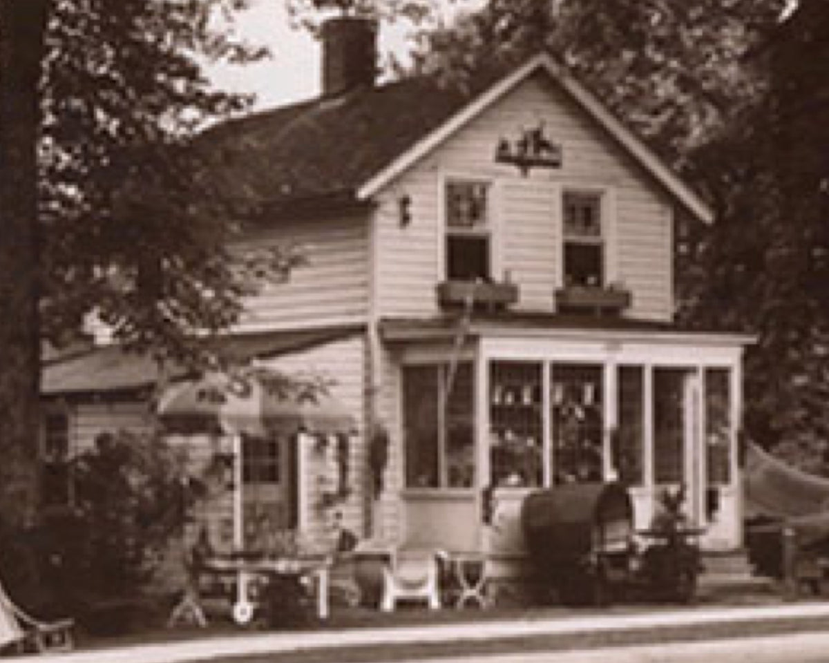 Historic photo of the original Little House Location in 1934.
