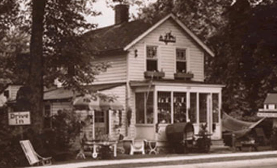 Historic photo of the original Little House Location in 1934.