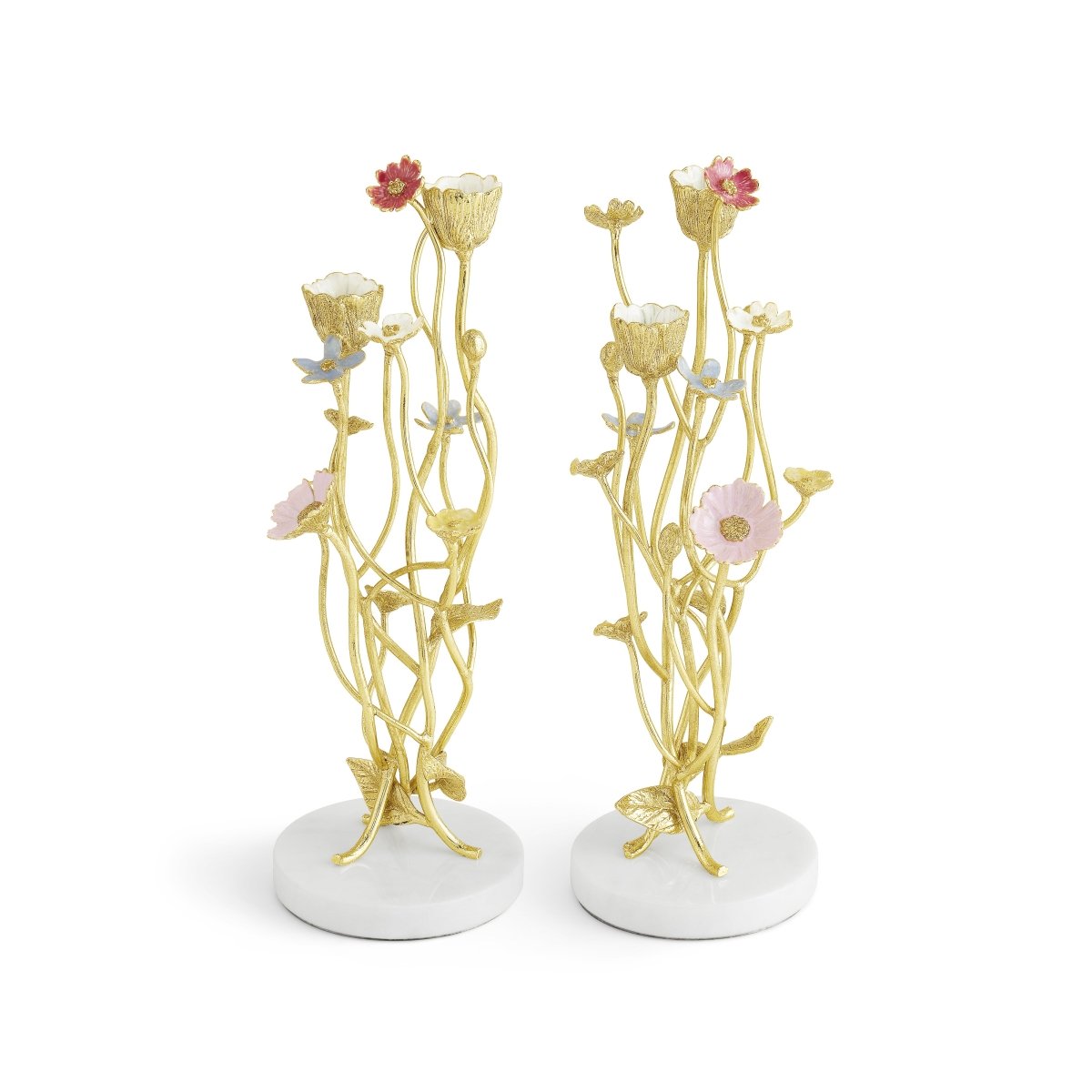 Michael Aram Wildflowers Candleholder S/2