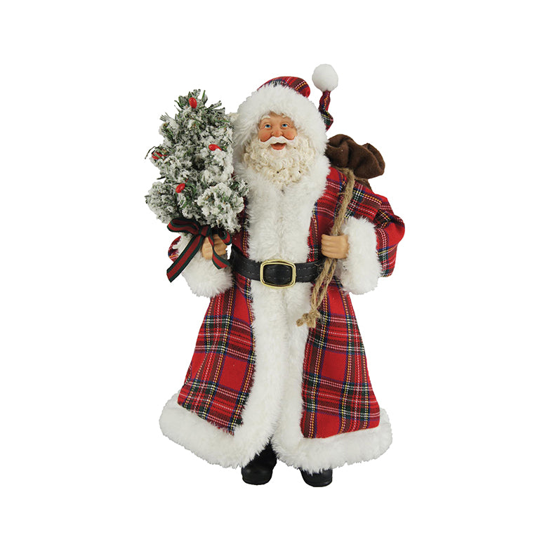 Plaid Santa
