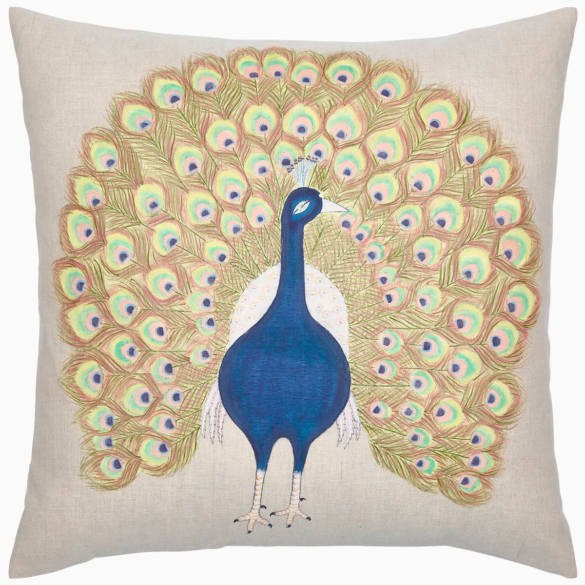 Peacock throw pillows 2025