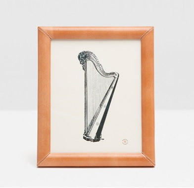 Eton Leather Frame, Camel 5X7