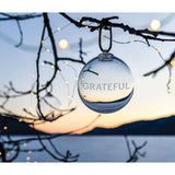 Simon Pearce Grateful Ornament