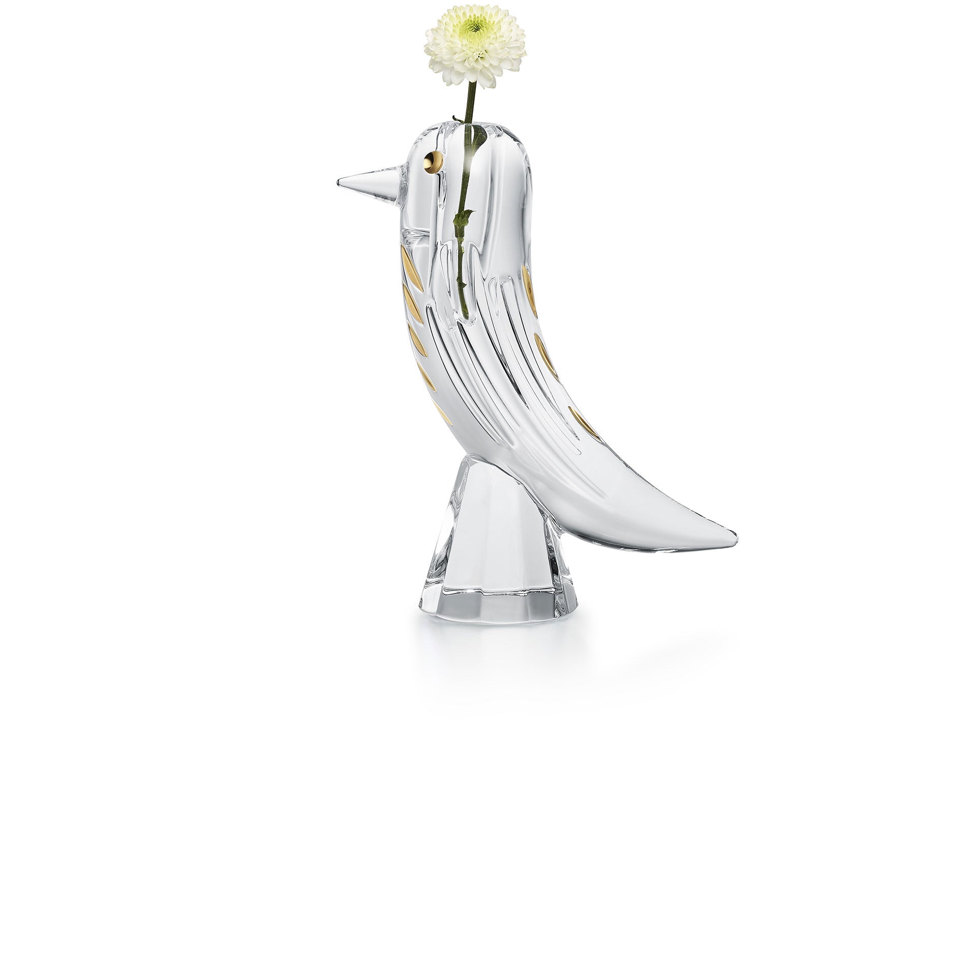 Baccarat Faunacrystopolis Bird Bud Vase Clear