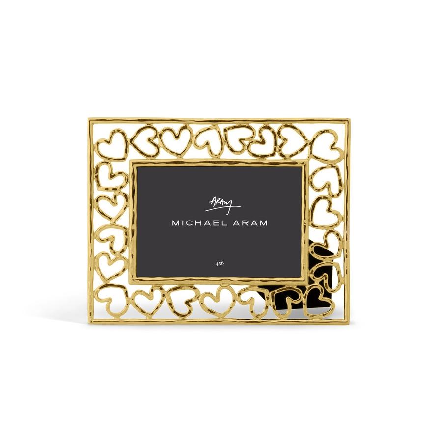 Michael Aram Gold Heart Frame - 4" x 6"