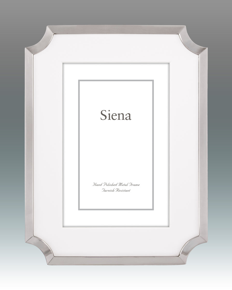 Siena Scalloped Corner Silverplate Frame – The Little House Shop