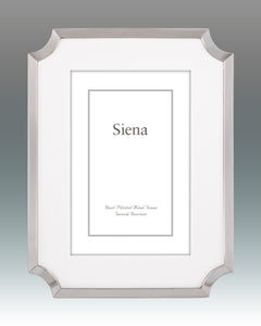 Siena Scalloped Corner Silverplate Frame