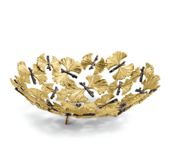 Michael Aram Butterfly Ginkgo Bread Basket