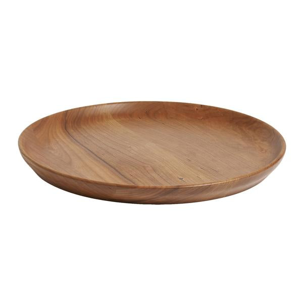 Medium Round Cherry Serving Platter & Tray