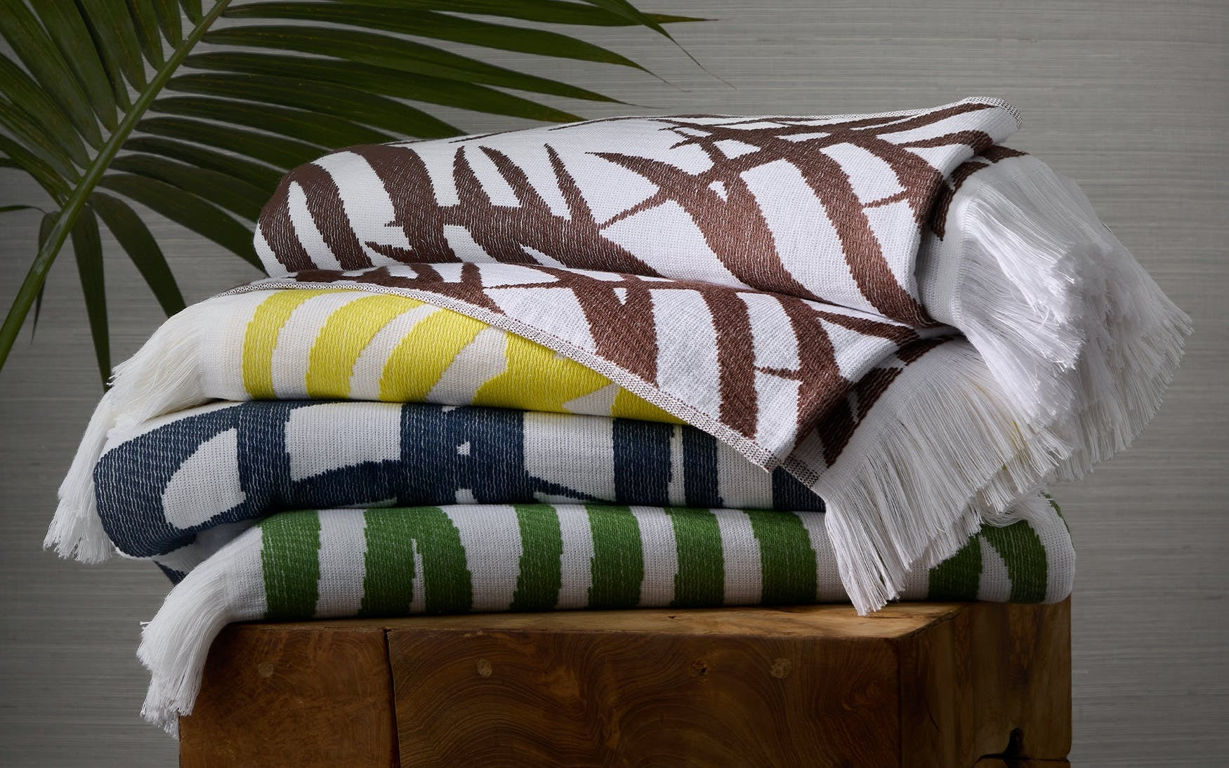 Matouk Zebra Palm Beach Towel