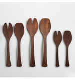Salad Servers, 15" Black Walnut
