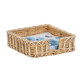 Juliska Provence Rattan Luncheon Napkin Holder - Whitewash