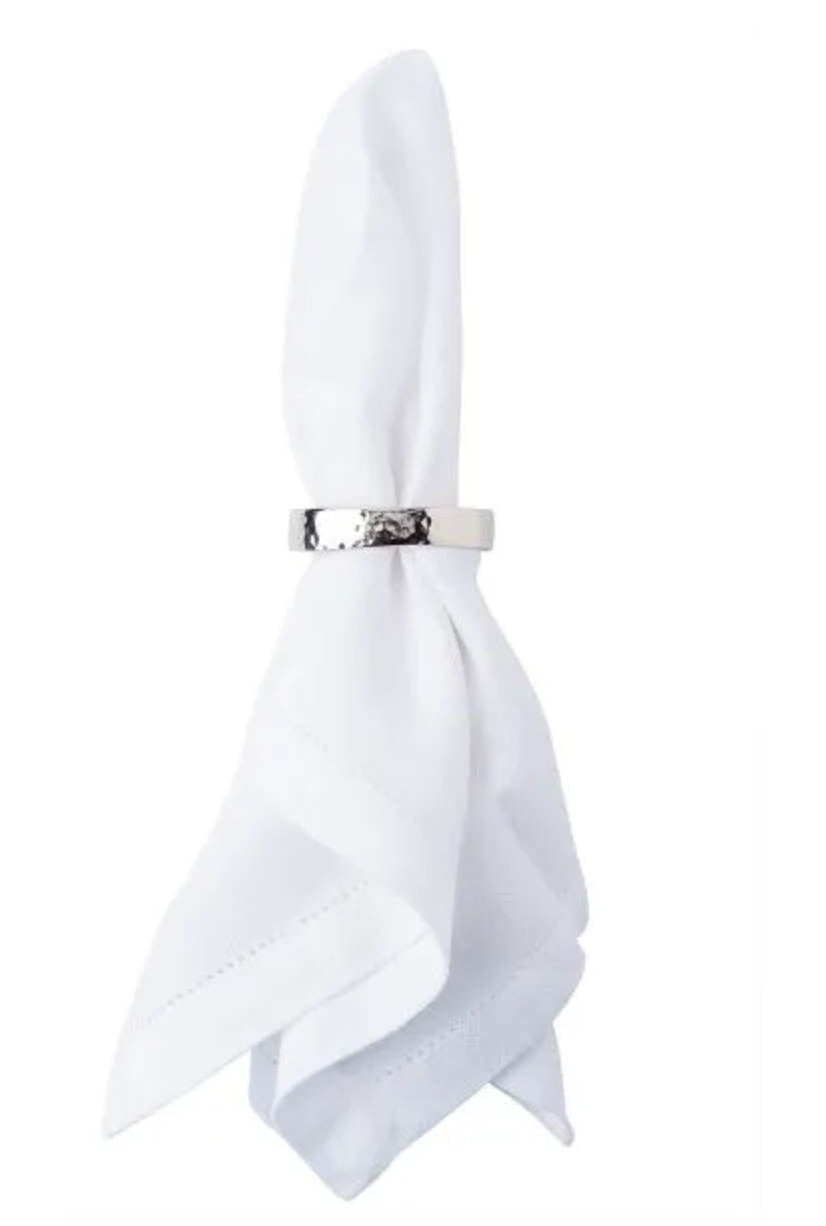 Juliska Puro Napkin Ring, Nickel