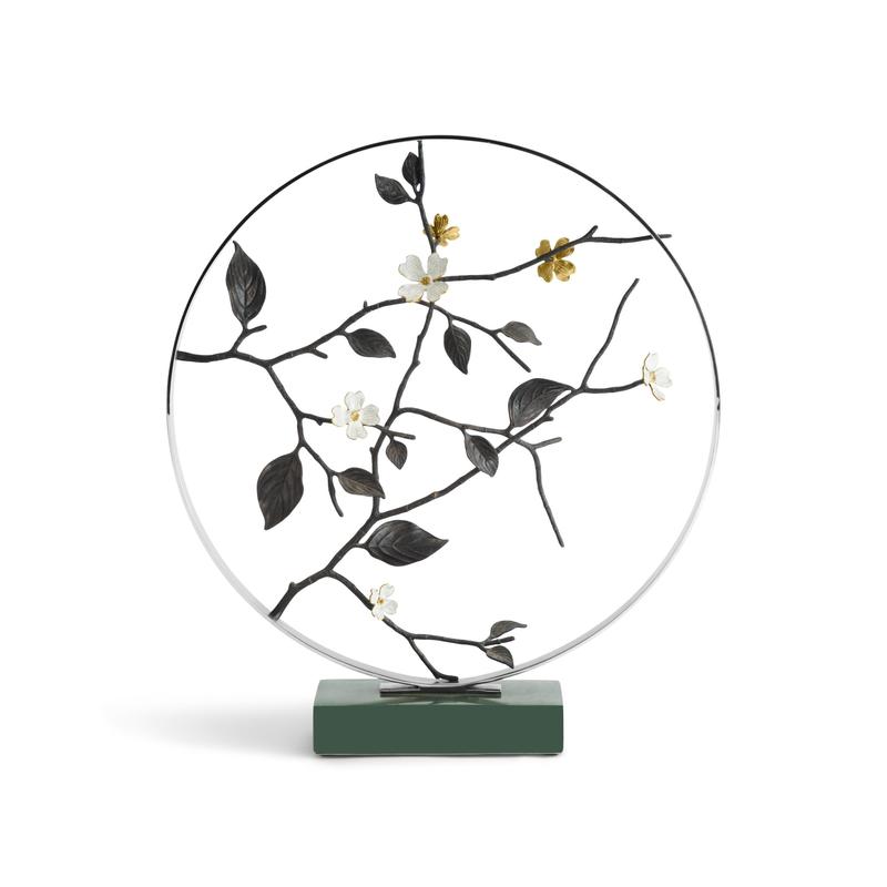 Michael Aram Dogwood 22" Moon Gate Sculpture