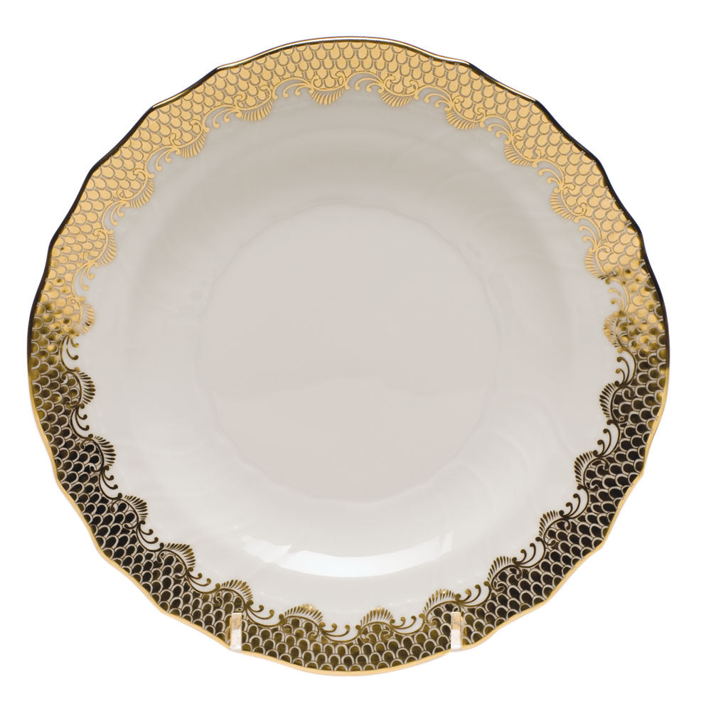 Herend Gold Fish Scale Dinnerware