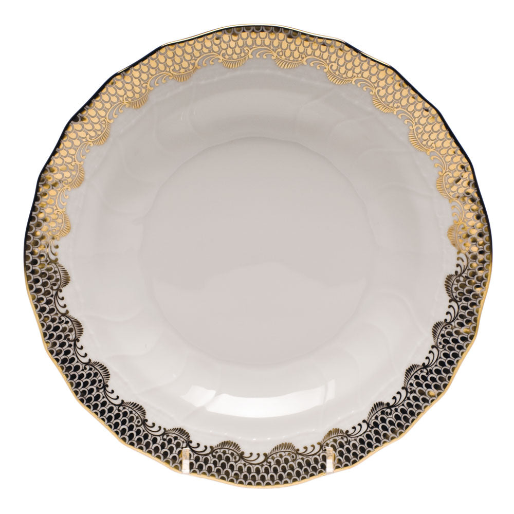 Herend Gold Fish Scale Dinnerware