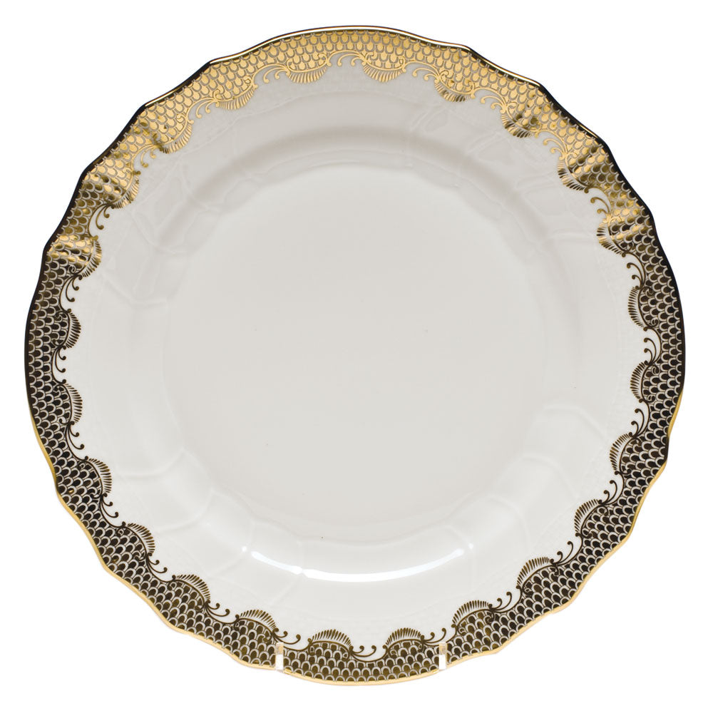 Herend Gold Fish Scale Dinnerware