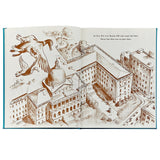 Make Way for Ducklings - Teal Blue Italian Textile