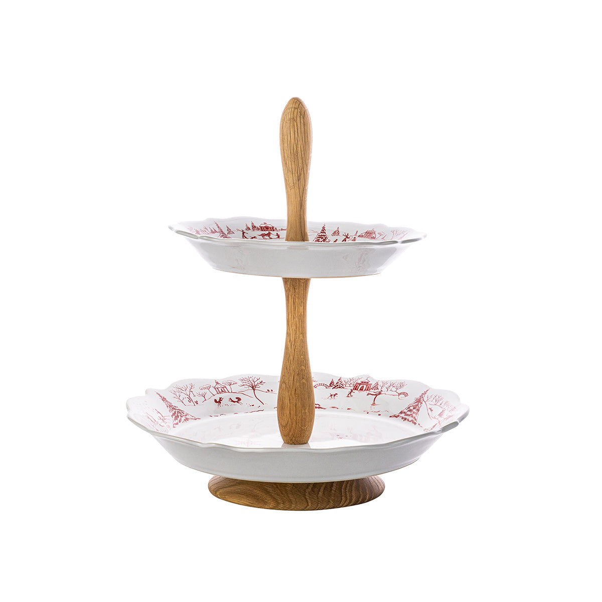 Juliska Country Estate Two Tier Server - Winter Frolic