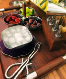 Cosmo Bar Set with Wood Base