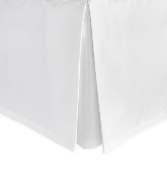 Matouk Diamond Pique Bed Skirt