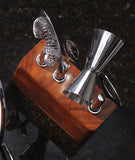 Cosmo Bar Set with Wood Base
