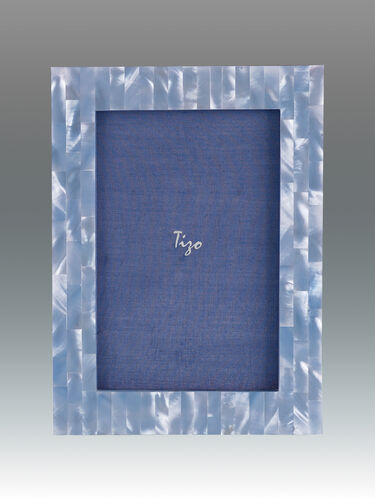 Tizo 5x7 Mother of Pearl, BLUE