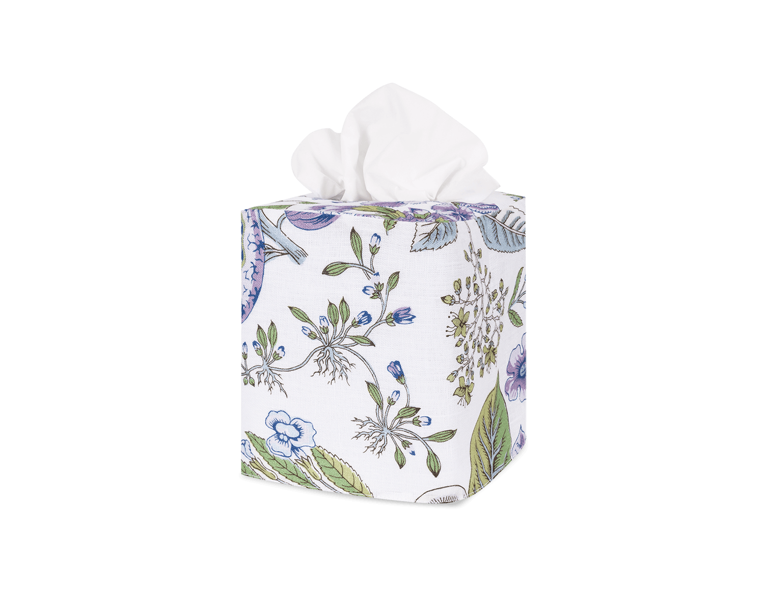 Matouk Pomegranate Linen Tissue Box Cover
