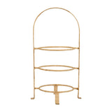 Juliska Provence Rattan Three Tiered Plate Server - Whitewash