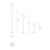 Zafferano Poldina Pro L Floor Lamp