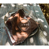 Simon Pearce Engraved "loved" Ornament