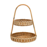 Juliska Provence Rattan Two Tiered Server - Whitewash