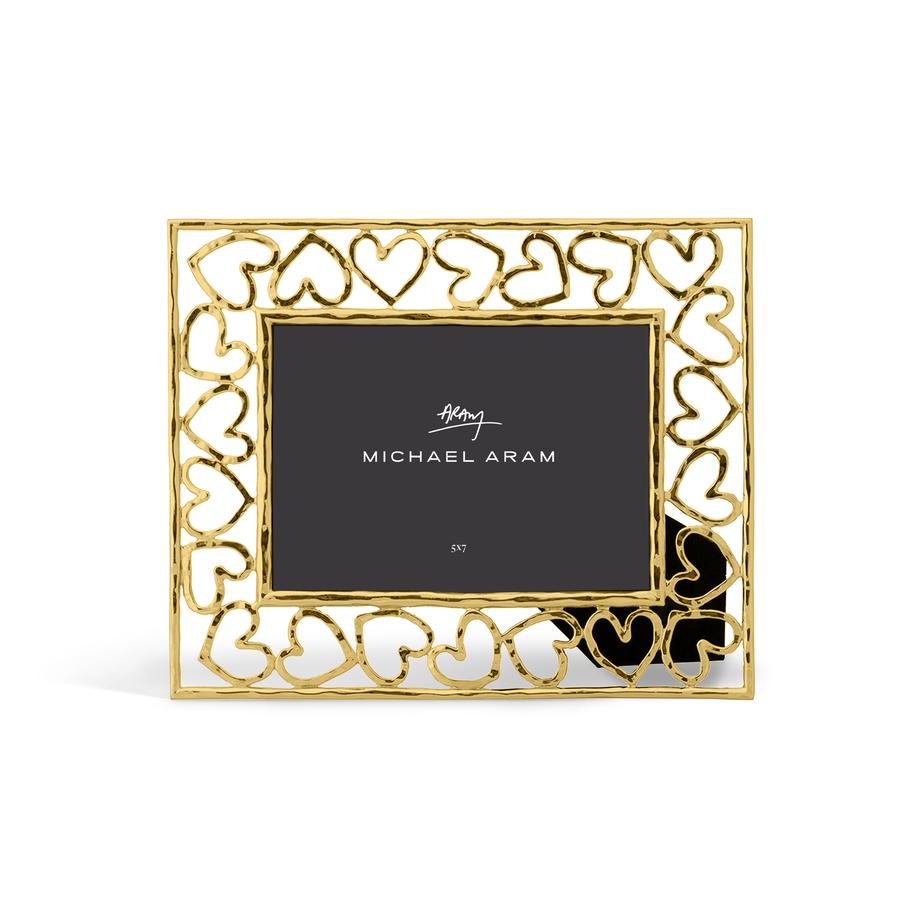 Michael Aram Gold Heart Frame - 5" x 7"