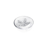 Simon Pearce Sand Dollar Plate, MEDIUM