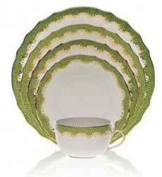 Herend Evergreen Fish Scale Dinnerware