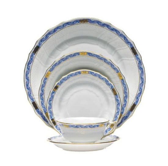 Herend Chinese Bouquet Garland Blue Dinnerware