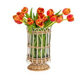 Juliska Provence Rattan Hurricane - Whitewash - Large